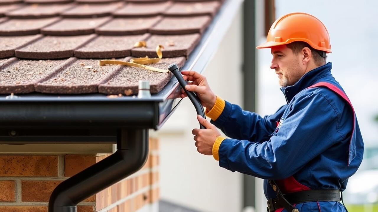 How do you fix guttering?