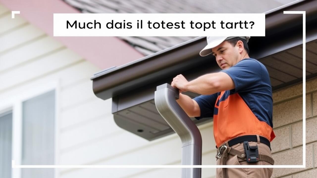 How much does it cost to install gutters per SF?