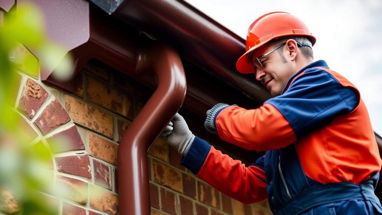 What are gutters fixed to?